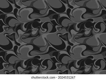 La textura de camuflaje de mármol es perfecta. Resumen de ornamento de curvas interminables moderno para tela y estampado textil de moda. Fondo vectorial.