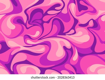 Marble camouflage texture seamless pattern. Abstract modern endless curve ornament for fabric and fashion textile print. Vector background.