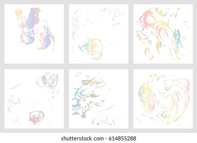 Marble cards. Hand painted texture. Invitation, postcard, poster, business card template