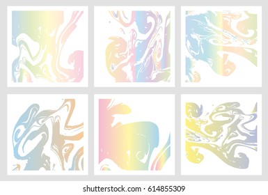 Marble cards. Hand painted texture. Invitation, postcard, poster, business card template