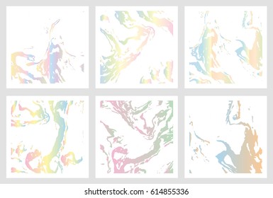 Marble cards. Hand painted texture. Invitation, postcard, poster, business card template