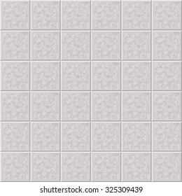 Marble ceramic tile gray floor seamless  pattern. Vector illustration