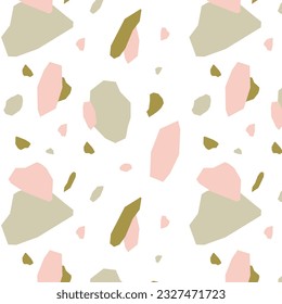 marble chips pattern. Decorative texture. Abstract background. Vector illustration. Natural stone, material, surface.