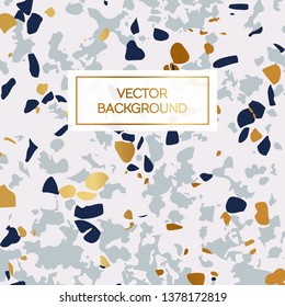 Marble chips texture. Terrazzo flooring pattern. Abstract background