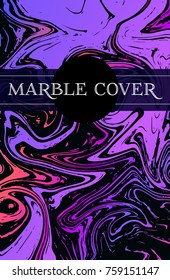 Marble Cover Template. A4 Suminagashi Painting Background. Old Style Book Cover, Faded Old Newspaper. Crazy Liquid Japanese Ink Marble Cover Template. Glamour VIP Noble Design.