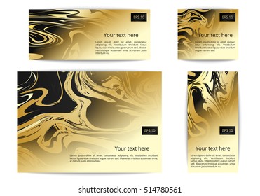 Marble design. Christmas background. Gold backdrop. Vintage graphic. Abstract print. Banner wallpaper. Hipster illustration. Futuristic ornament. Watercolor art.
