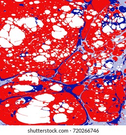 marble ebru colorful pattern background. Vector