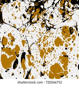 marble ebru colorful pattern background. Vector