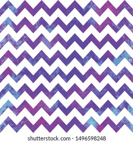 Marble effect blue purple and pink seamless vector chevron pattern
