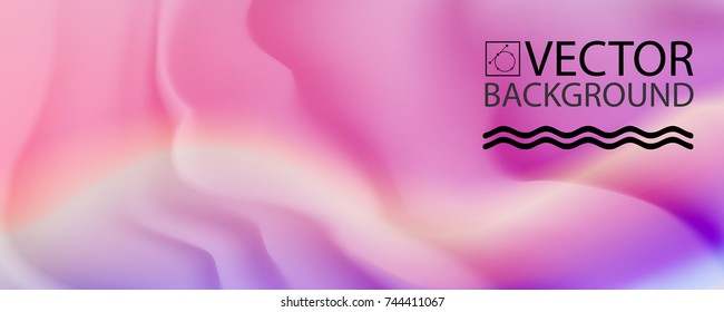 Marble fabric textile trendy illustration backgrounds, placard with abstract liquid wave shapes, geometric style flat and 3d design elements. Modern art for covers, banners and posters.