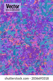 Marble fluid texture vector background. Marbling technique fluid dye texture for your exterior design, architecture elements, textile, business card. Grunge marble liquid background pattern.