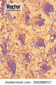 Marble fluid texture vector background. Marbling technique fluid dye texture for your exterior design, architecture elements, textile, business card. Grunge marble liquid background pattern.