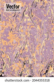 Marble fluid texture vector background. Marbling technique fluid dye texture for your exterior design, architecture elements, textile, business card. Grunge marble liquid background pattern.