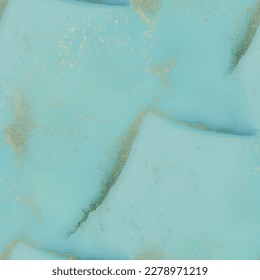 Marble Foil Alcohol Ink. Vector Elegant Texture. Copper Vector Ink Background. Green Marble Watercolor. Luxury Water Color Marble. Vector Abstract Painting. Blue Art Paint. Gold Abstract Background.