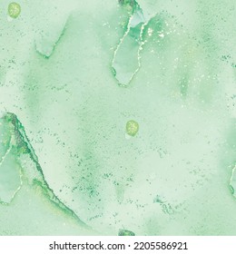 Marble Foil Tile. Luxury Abstract Painting. Copper Ink Watercolor. Water Color Canvas. Vector Seamless Glitter. Wall Tile Pattern. Gold Marble Watercolor. Green Art Paint. Grain Wall Vector. Wall Tile