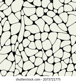 Marble fresco vector background. Poster seamless pattern. Monochrome stone mosaic.