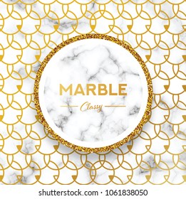 Marble with gold glitter Abstract Background Design Template. Can be adapt to Brochure, Annual Report, Magazine,Poster, Corporate Presentation, Portfolio, Flyer, Banner, Website.