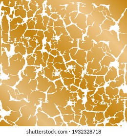 Marble gold grunge texture. Sketch surface to create distressed effect. Overlay distress grain graphic design. Stylish modern background decoration. Vector illustration	