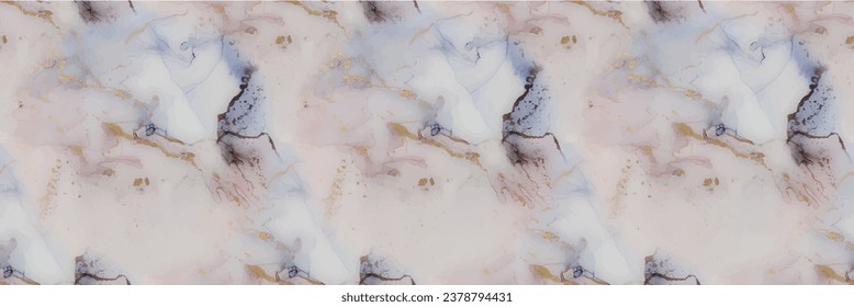 Marble Gold Ink. Blue Oriental Background. Purple Marble Art Watercolor. Violet Alcohol Ink Marble. Pink Vector Ink Paint. Lilac Water Color Background. Fluid Blue Pattern. Luxury Abstract Painting