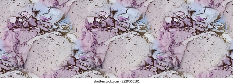 Marble Gold Ink. Luxury Abstract Template Fluid Elegant Texture. Blue Alcohol Ink Paint. Lilac Vector Ink Canvas. Purple Marble Art Watercolor. Violet Water Color Watercolor. Pink Oriental Background.