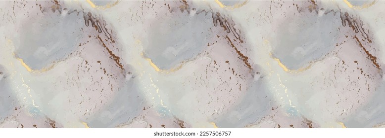 Marble Gold Ink. Violet Water Color Repeat. Purple Vector Ink Watercolor. Fluid Vector Pattern. Vector Abstract Template Pink Abstract Background. Lilac Marble Art Watercolor. Blue Alcohol Ink Paint.