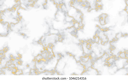 Marble gold texture seamless background.  Abstract golden glitter marbling seamless pattern for fabric, tile, interior design or gift wrapping . Realistic business or wedding cover card. Vector eps 8