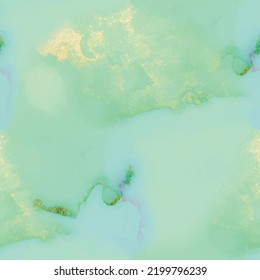 Tinta vectora de oro de mármol. Pintura de tinta verde. Fondo de la tinta de alcohol de bronce. Acuarela de mármol azul. Mármol color agua de lujo. Pintura sin vectores. Fondo Oriental Foil. Textura sin foco geode.