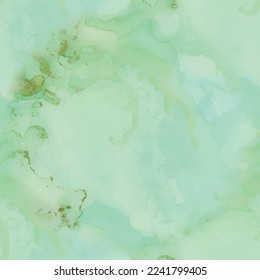 Tinta vectora de oro de mármol. Pintado Resumen De Lujo. Pintura verde de arte. Lienzo Dorado de tinta de alcohol. Textura Vector Elegante. Fondo de Mármol Azul. Fondo de color de agua brillante. Acuarela Abstracta De Aceite.