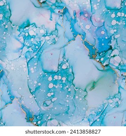 Marble Gold Vector Ink. Pink Gradient Background. Green Water Color Canvas. Blue Art Paint. Light Blue Pattern. Green Alcohol Ink Background. Purple Marble Ink Watercolor. Vector Seamless Template