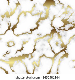 Marble with golden texture background. Seamless pattern. Elegant marble gold texture. Beautiful abstract marble pattern with high resolution. Glitter marbling for design. Endless marbling backdrop 