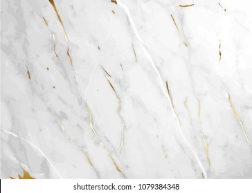 Marble with golden texture background vector illustration