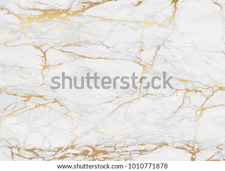 Marble with golden texture background vector illustration Foto d'archivio © 