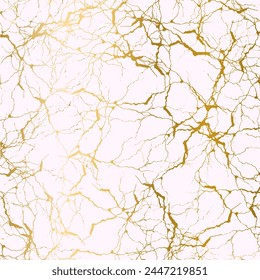 Marble Golden Texture Vector Design. Stone Luxury Background.