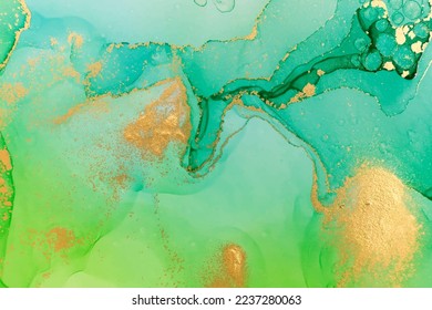 Marble Gradient Sea Green Abstract Artwork Vector Pattern