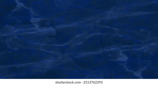 Patrón de lujo de la superficie de la pared del fondo azul del granito de mármol, azul elegante abstracto para la losa lisa natural de la losa de piedra de la textura del contador del piso de cerámica para la decoración interior.