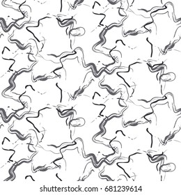 Marble grey and white strokes stone seamless white vector texture. Artificial rock vector background.