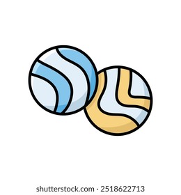 marble icon vector design template simple and clean