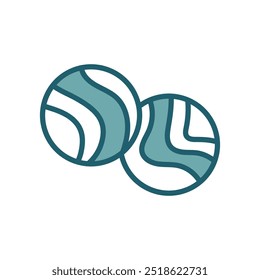 marble icon vector design template simple and clean