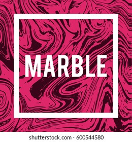 Marble or ink liquid texture. Abstract vector background, aqua print.