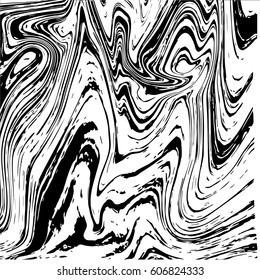 Marble or ink liquid texture. Abstract vector background, aqua print.
