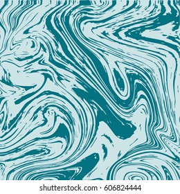 Marble or ink liquid texture. Abstract vector background, aqua print.