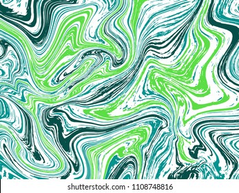 Marble ink texture vector background. Marbling technique fluid dye texture for your exterior design, architecture elements, textile, business card. Modern marble liquid background pattern.