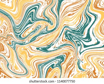 Marble ink texture vector background. Marbling technique fluid dye texture for your design, postcard, banner, flyer, textile, notebook cover. Modern marble liquid background painting.