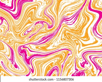 Marble ink texture vector background. Marbling technique fluid dye texture for your design, postcard, invitation, bathroom tile, textile, notebook cover. Grunge marble liquid background pattern.