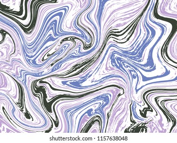 Marble ink texture vector background. Marbling technique fluid dye texture for your exterior design, architecture elements, textile, business card. Grunge marble liquid background pattern.