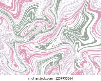 Marble ink texture vector background. Marbling technique fluid dye texture for your exterior design, banner, flyer, textile, business card. Trendy marble liquid background template.