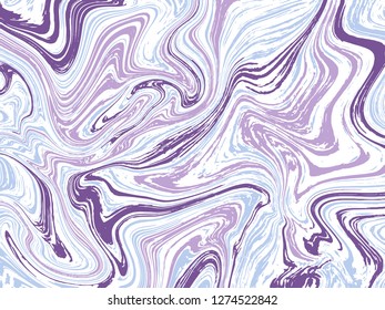 Marble ink texture vector background. Marbling technique fluid dye texture for your design, postcard, invitation, bathroom tile, textile, notebook cover. Grunge marble liquid background pattern.