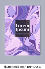 Marble ink vector colorful background. Presentation or cover template. Marble pattern texture abstract background. -stock vector