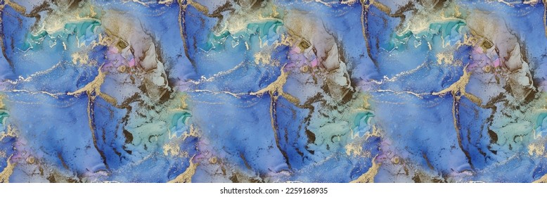 Marble Ink Vector. Fluid Seamless Repeat. Green Marble Background. Gold White Background. Water Color Marble. Blue Abstract Watercolor. Pink Ink Paint. Modern Abstract Template. Shiny Alcohol Ink.