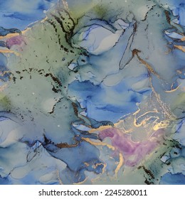 Marble Ink Vector. Modern Abstract Painting. Vector Seamless Pattern. Copper Alcohol Ink. Gold Ink Paint. Pink Gradient Background. Water Color Marble. Blue Marble Watercolor. Green White Background.